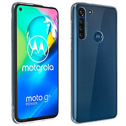 Avizar Coque Motorola Moto G8 Power Protection Silicone Souple Ultra-Fin Transparent