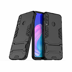 Coque en TPU Hybride 2 en 1 avec béquille noir pour votre Huawei P40 Lite E/Y7p