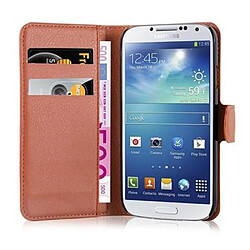 Avis Cadorabo Coque Samsung Galaxy S4 Etui en Brun