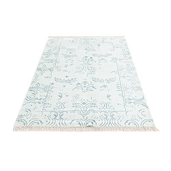 Avis Vidal Tapis de laine 180x122 Bleu Darya