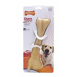 Nylabone Os à mastiquer durable au goût irrésistible de poulet pour chiens adultes Taille XL