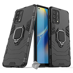 Htdmobiles Coque rigide anti choc pour Oppo A74 4G + verre trempe - NOIR