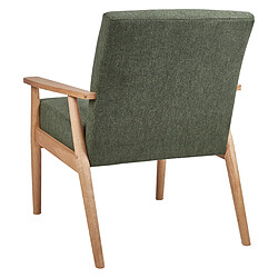 Acheter Beliani Fauteuil ESRUM Tissu Vert