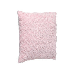 Atmosphera, Createur D'Interieur Coussin déhoussable fourrure bouclée 45x45 cmCharme - rose - Atmosphera