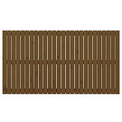 Acheter Maison Chic Tête de lit scandinave pour lit adulte,Meuble de chambre murale Marron miel 166x3x90 cm Bois massif de pin -MN13259