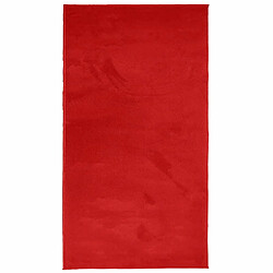 vidaXL Tapis OVIEDO à poils courts rouge 80x150 cm