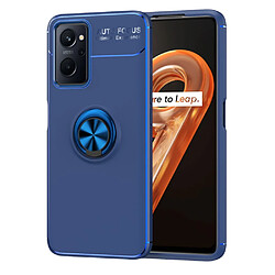 Coque en TPU anti-griffes avec béquille, bleu pour votre Realme 9i/Oppo A76/A36