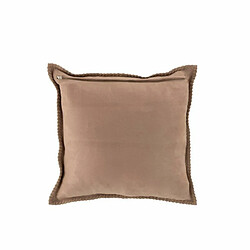 Paris Prix Coussin Déco Cuir 44cm Beige