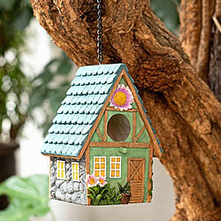 Acheter Suspendus Maison Mangeoire à x pour le Jardin, Nouveauté Nichoir Jardin Décorations, bird Hôtel Cabine pour x Sauvages