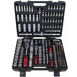 KS Tools Jeu de douilles et embouts 195pcs 1/4"" + 3/8"" + 1/2"" 917.0795