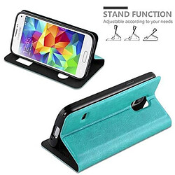 Cadorabo Coque Samsung Galaxy S5 / S5 NEO Etui en Turquoise pas cher