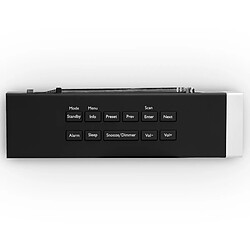 Acheter Lenco Radio-réveil stéréo DAB+/FM avec connexion USB et entrée AUX CR-630BK Noir