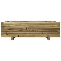 Acheter vidaXL Jardinière 90x60x26,5 cm bois de pin imprégné