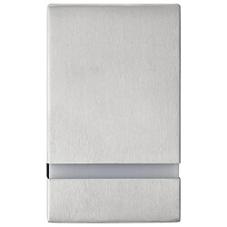 Acheter vidaXL Appliques murales d'extérieur 2 pcs 35 W Argenté Rectangulaire