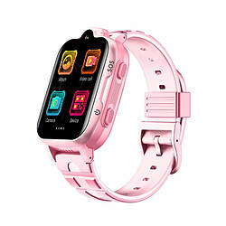 4G Kids Gps Tracker Sos Hd Appel Vidéo Écran Tactile Ip67 Étanche Smart Watch Phone K15 Rose