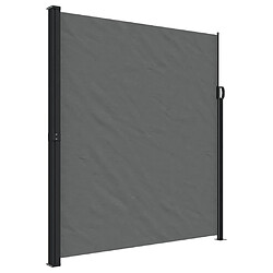 Maison Chic Auvent latéral rétractable | Store latéral | Brise-vue latéral anthracite 220x500 cm -GKD26441