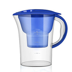 Wewoo 1.3L Portable Accueil Cuisine Charbon bleu Actif Filtre Bouteille D'eau Froide