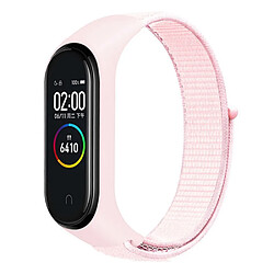 Bracelet en nylon réglable pour votre Xiaomi Mi Band 3/4/5/6/7 - rose