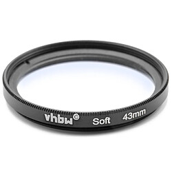 vhbw Diffuseur de flou artistique Filtre à effet 43mm pour appareils photo numériques, reflex p.ex. de Canon, Nikon, Olympus, Panasonic, Sony