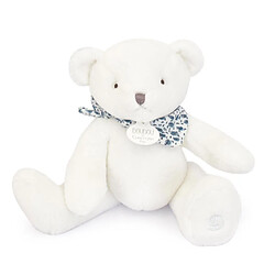 Doudou et Compagnie Ours en peluche blanc - 25 cm