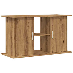 vidaXL Support d'aquarium chêne artisanal 101x41x58 cm bois ingénierie