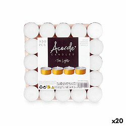 Acorde Ensemble de Bougies Tea Lights (20 Unités)