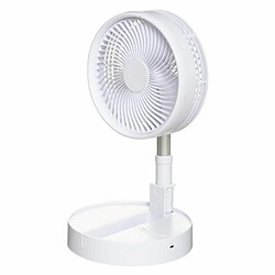 Paris Prix Ventilateur Design Pliable 102cm Blanc pas cher