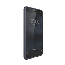 Wewoo Coque pour Nokia 5 Texture de fibre de carbone brossé antichoc TPU Housse de protection marine