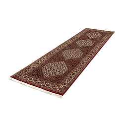 Acheter Vidal Tapis de couloir en laine 300x81 rouge Bidjar