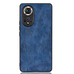 Coque en TPU + PU léger, style rétro bleu pour votre Honor 50