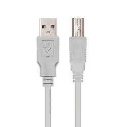 ? Câble d'imprimante USB 2.0 Type A-M vers Type B-M - 1M Beige