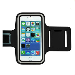 Housse étui, Brassard de sport tour de bras Ultra léger Noir pour téléphone smartphone jusque 6" - Visiodirect -