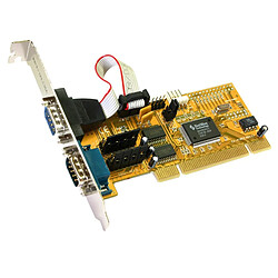 Carte PCI 2 Ports RS-232 Série DB9 EXSYS Moschip EX-41052 Rev.D PC 16C550 - Occasion