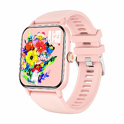 Yonis Montre Connectée Sportive Rose Bluetooth Santé