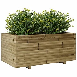 Avis vidaXL Jardinière 110x60x49,5 cm bois de pin imprégné