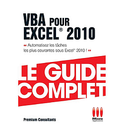 VBA pour Excel 2010 - Occasion