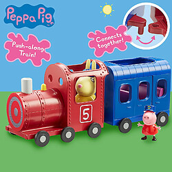 Peppa Pig- 06152, Jouet Train avec Wagon Miss Rabbits, CO06152, Multicolore