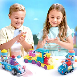 Canal Toys DOUGHN GO Voiture rose et personnage en pate a modeler a creer - DP 027 pas cher