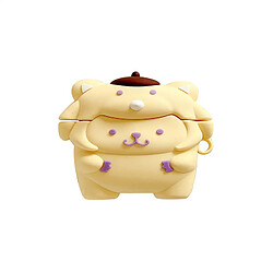 GUPBOO Airpods Coque Housse Étui Protecteur Compatible pour AirPods Pro-mignon, mélodie, pudding, chien, girl