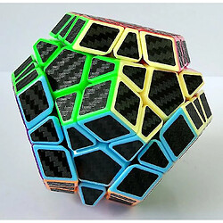 Acheter Universal Stickers 3x3 en fibre de carbone Magic Puzzle Cube Rubik Cube Brainstorming Dodecaèdre Pro