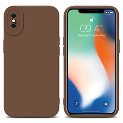 Cadorabo Coque iPhone XS MAX Etui en Marron