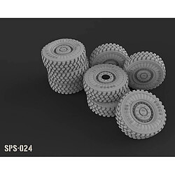 Meng U.s. Cougar 6x6 Mrap Vehicle Wheel Set - Accessoire Maquette