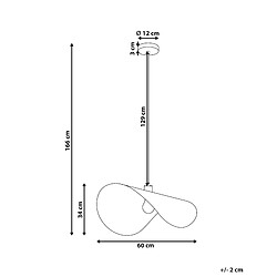 Avis Beliani Lampe suspension KRISHNA Métal Doré