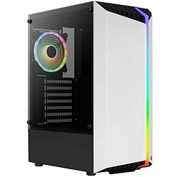 Boîtier ATX semi-tour Aerocool Bionic Blanc pas cher