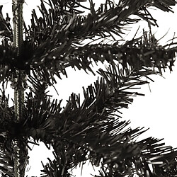 Acheter vidaXL Sapin de Noël étroit Noir 120 cm