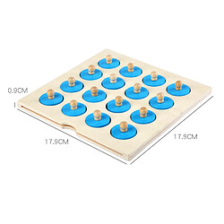 Avis Universal Jeu d'échecs de mémoire Montessori Tableau de puzzle en bois 3D Jouets logiques Apprentissage précoce interactif Jouets éducatifs pour enfants enfants enfants mini | Puzzle