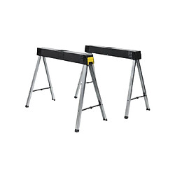 Lot de 2 tréteaux Stanley pliables