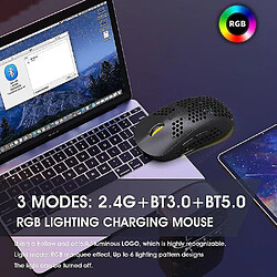 Avis Universal 3 modes 2.4 G Game sans fil Bluetooth 3.0 / 5.0 3600dpi Gaming Réglable Mouse Portable Ergonomic