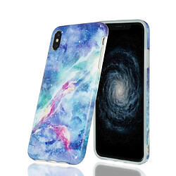 Acheter Wewoo Coque Fashion Étui de protection en TPU pour iPhone XS Max Blue Star