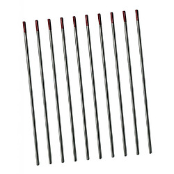 Acheter 10 Pcs Tig Soudage Aiguille De Tungstène Tungstène Électrode Tige 150mm 2.4mm